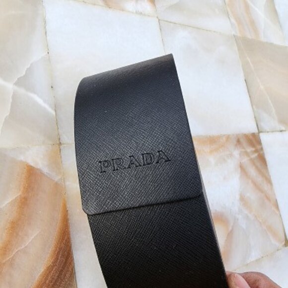 PRADA VPR 6T4 1BK-1O1 Round 48mm Gold Men’s Women’s Eyeglasses Frame posh - Picture 3 of 8